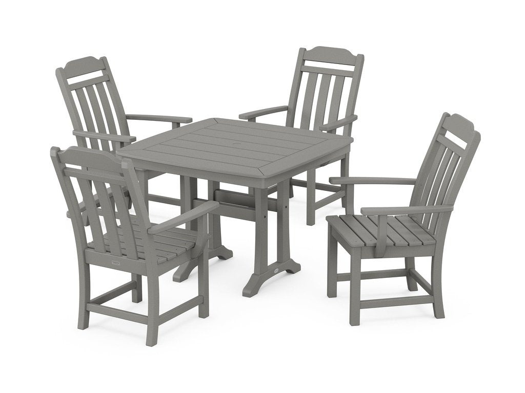 Country Living 5-Piece Dining Set with Trestle Legs Photo
