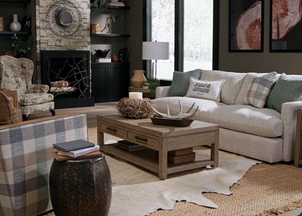Rustic Living Room Set: Cozy Elegance for Timeless Charm