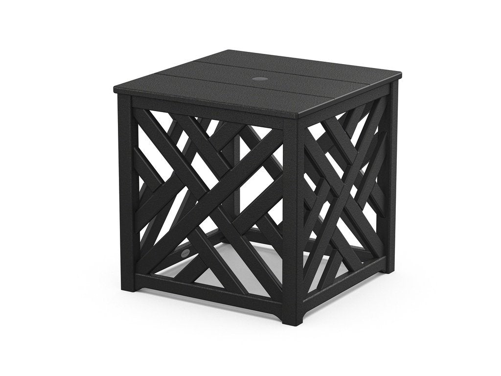 POLYWOOD® Chippendale Umbrella Stand Accent Table Shop Online Now