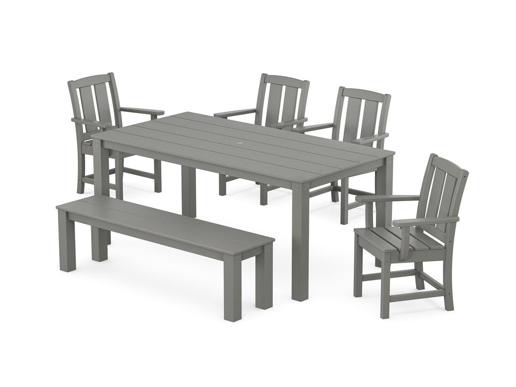 Mission 6-Piece Parsons Dining Set with Bench Photo