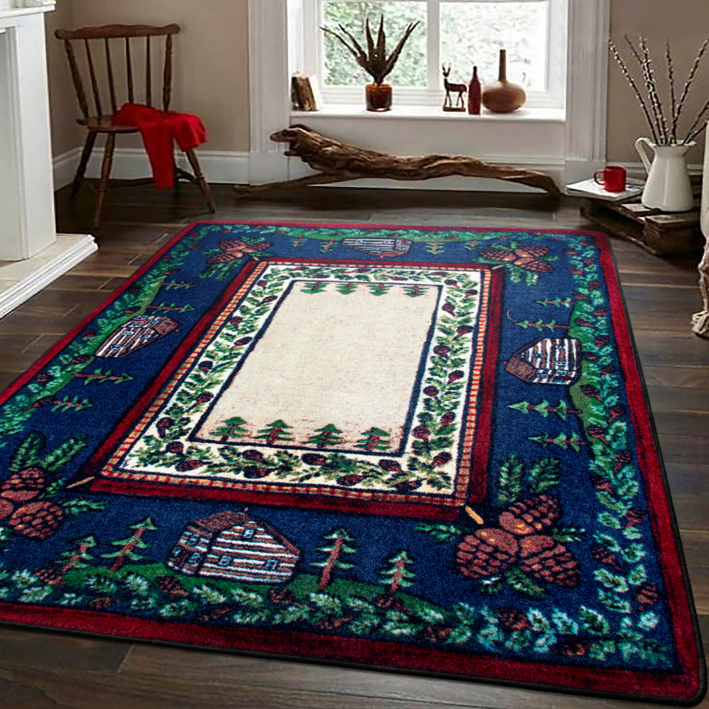 Cabin in the Pines | Crackle Rug
