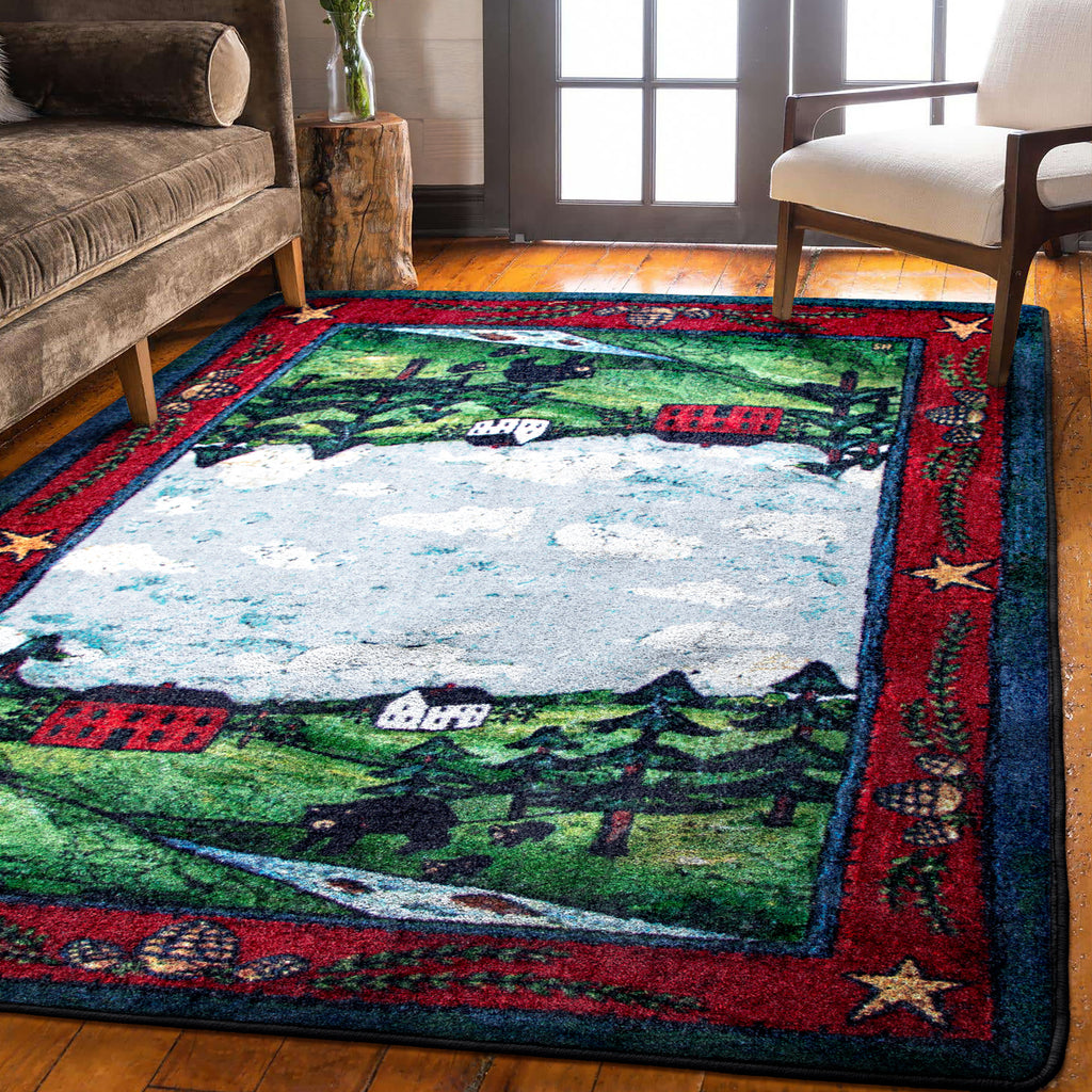 Black Bear Creek | Crackle Rug