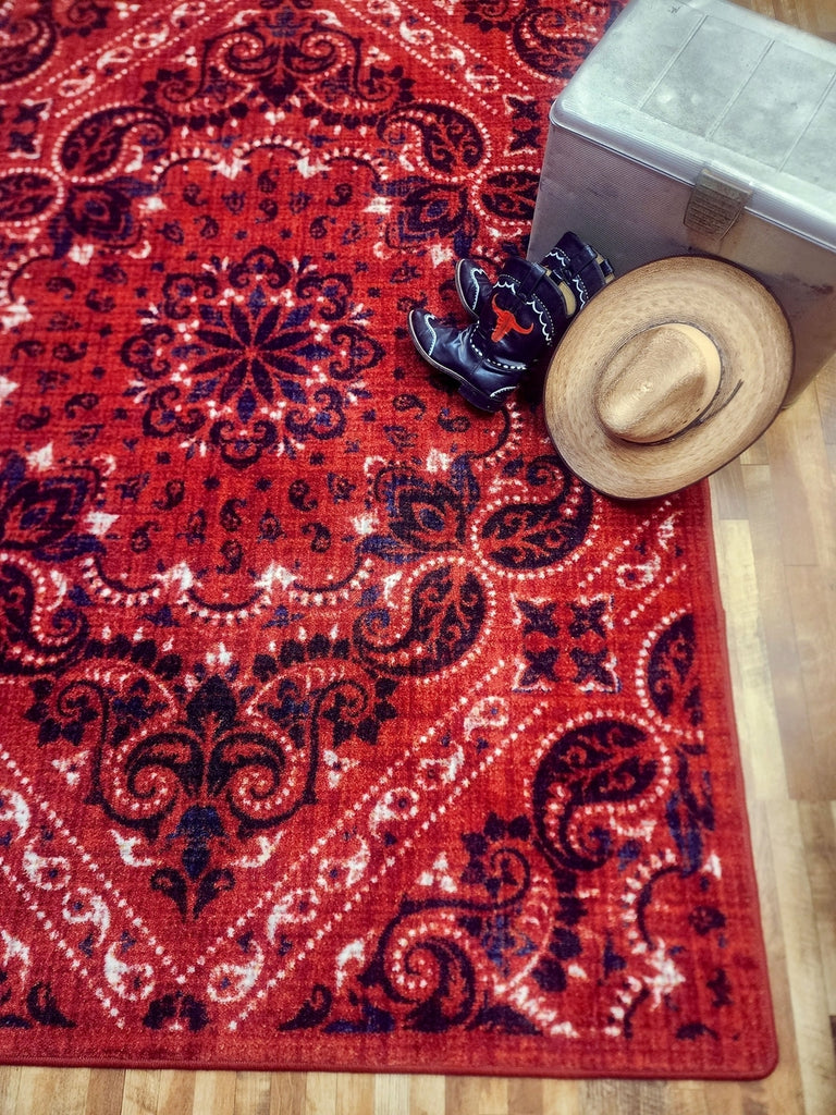 Kerchief|Rodeo Red Rug