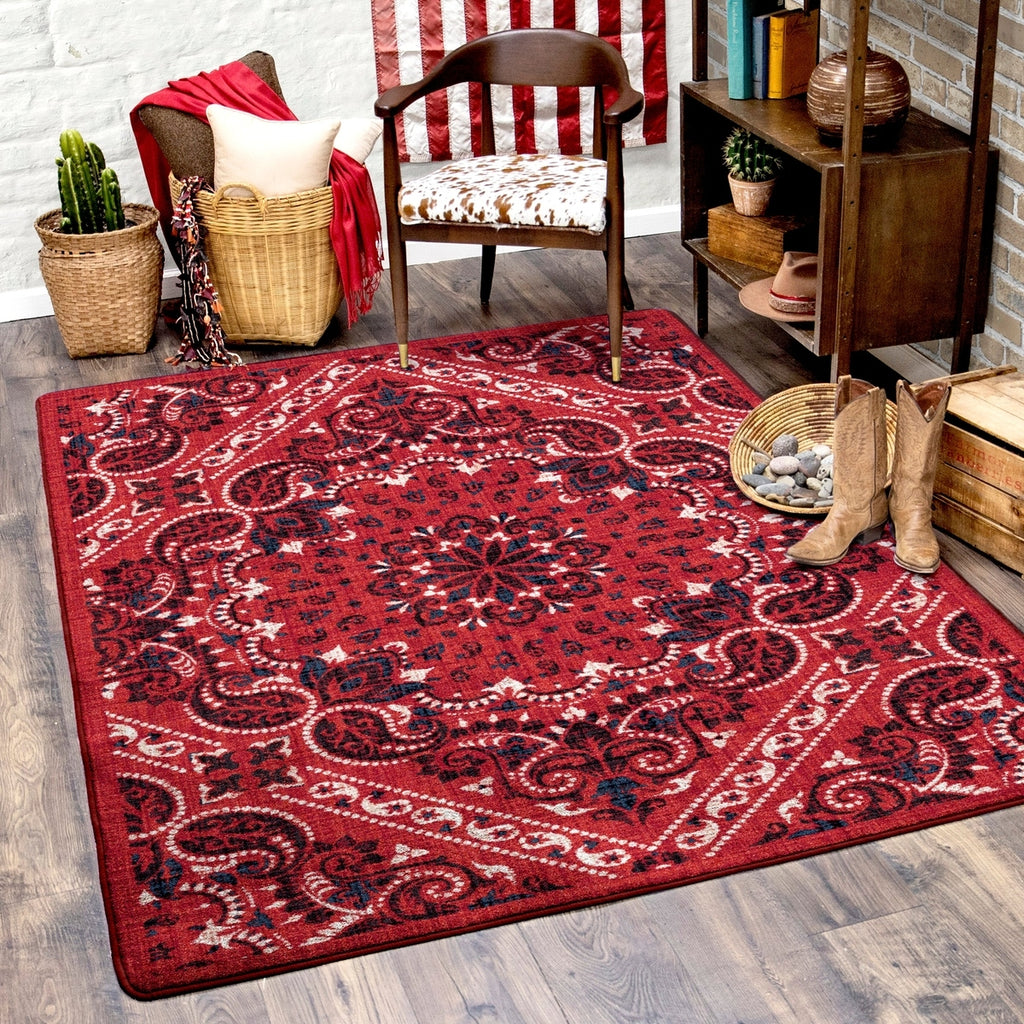 Kerchief|Rodeo Red Rug