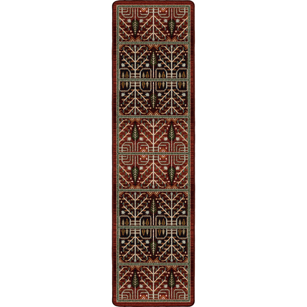 Flourish Forest | Garnet Rug