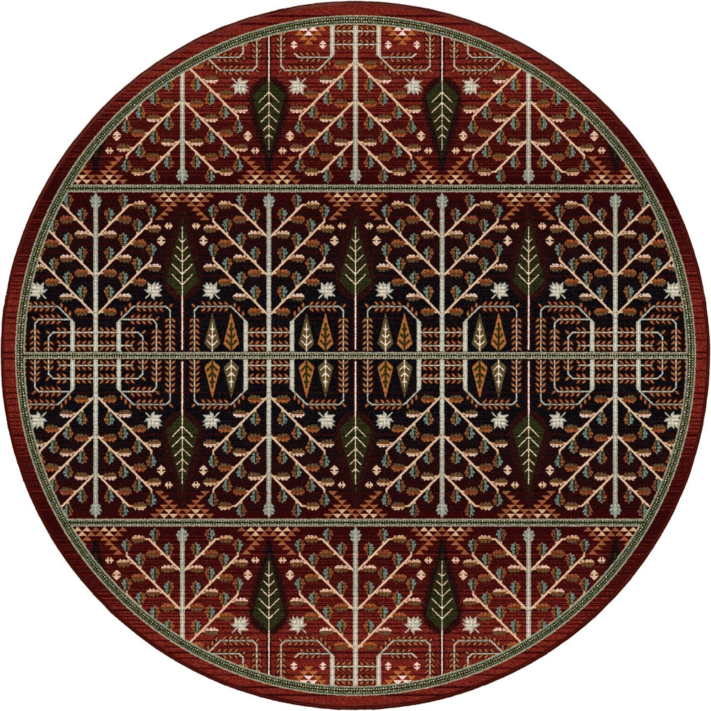 Flourish Forest | Garnet Rug