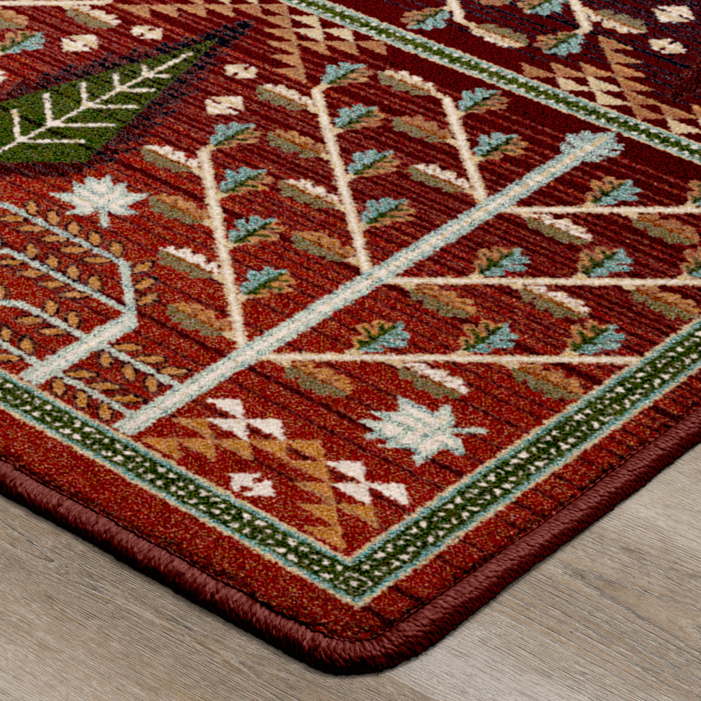 Flourish Forest | Garnet Rug