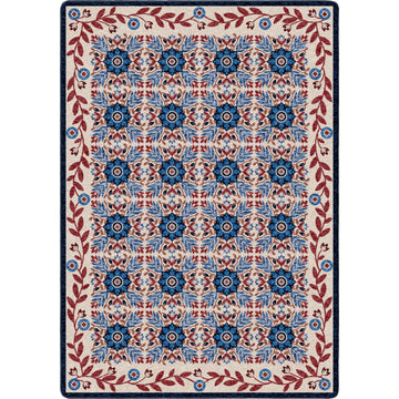 United Quilt | Antique Red White & Blue Rug