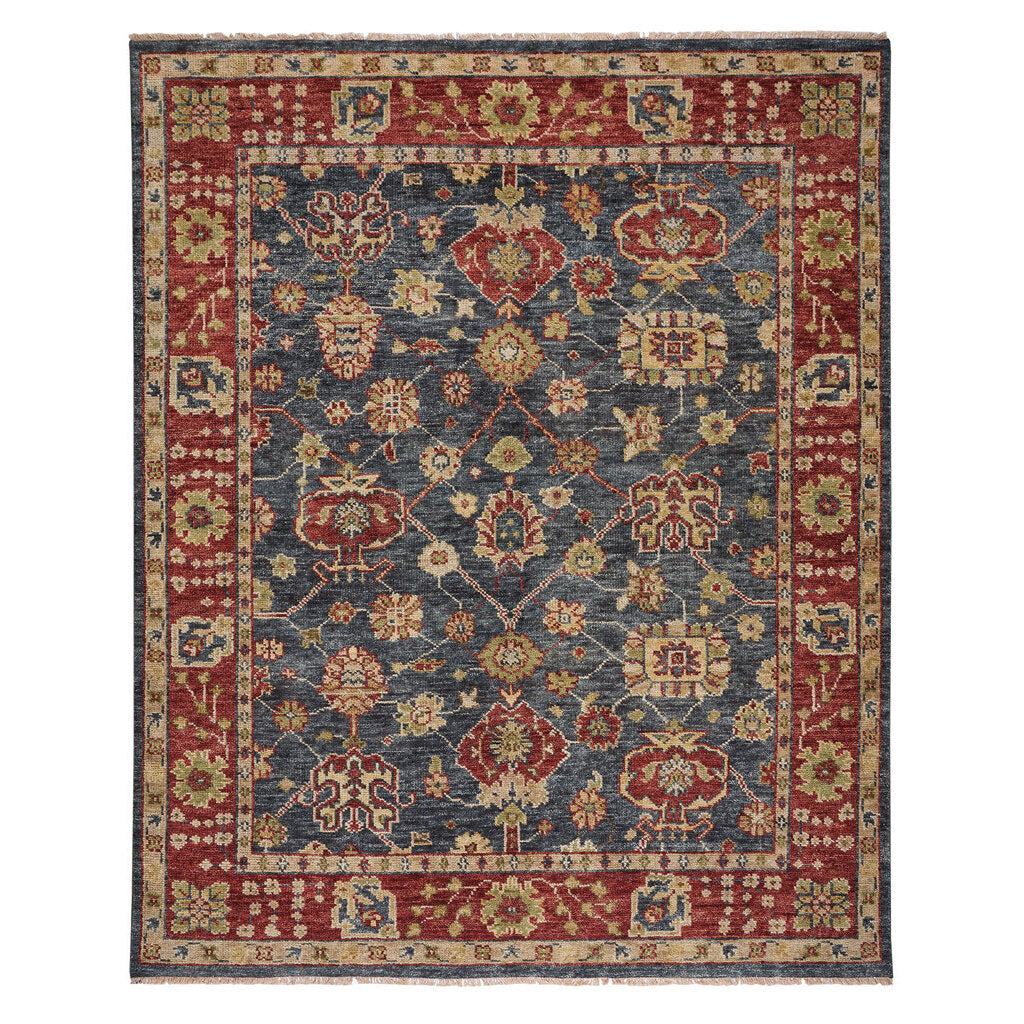 Charleigh-Peshawar Blue Red - Retreat Home Furniture