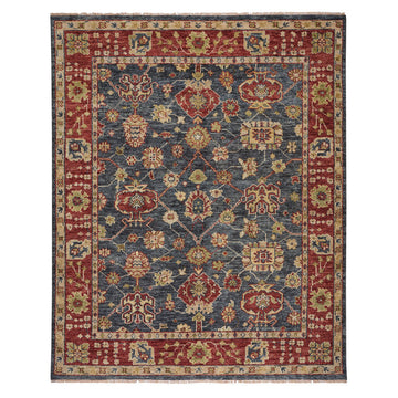 Charleigh-Peshawar Blue Red - Retreat Home Furniture