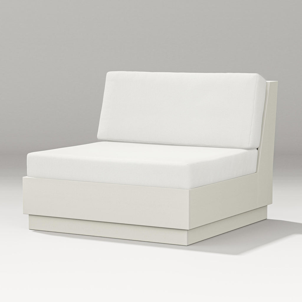 Elevate Modular Armless Chair | Natural Finish Retreat Home Furniture