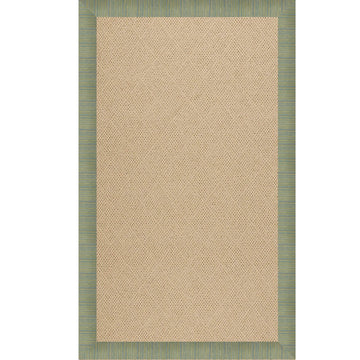 Zoe-Cane Wicker Blue Gold Stripe - Retreat Home Furniture
