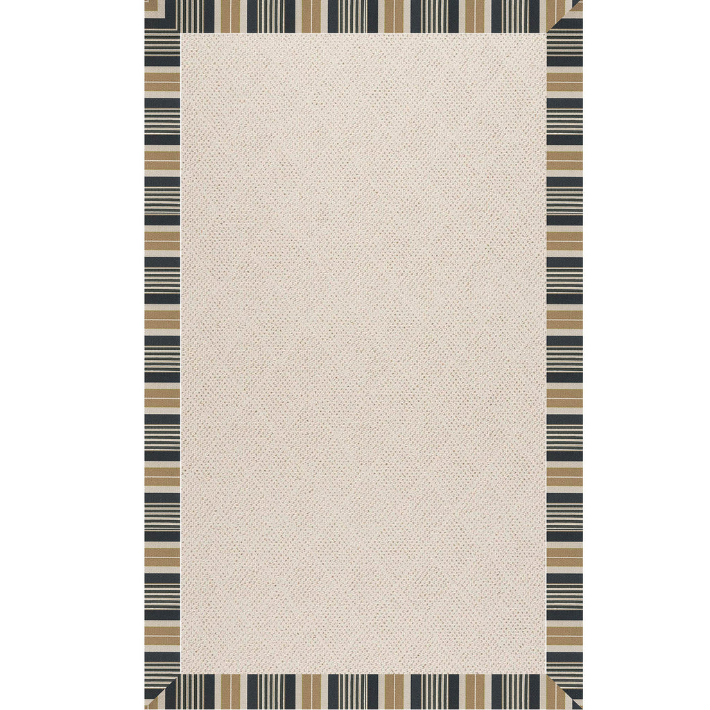 Zoe-White Wicker Black Stripe - Retreat Home Furniture