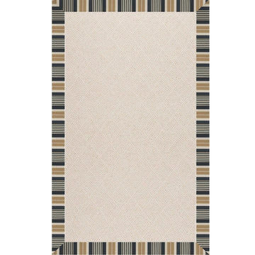 Zoe-White Wicker Black Stripe - Retreat Home Furniture