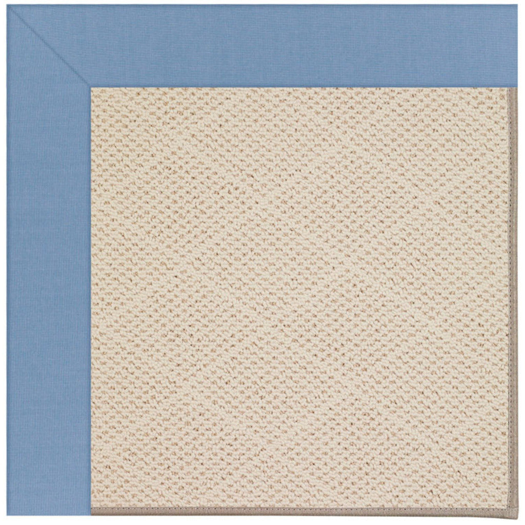 Zoe-White Wicker Medium Blue