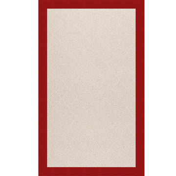 Zoe-White Wicker Red