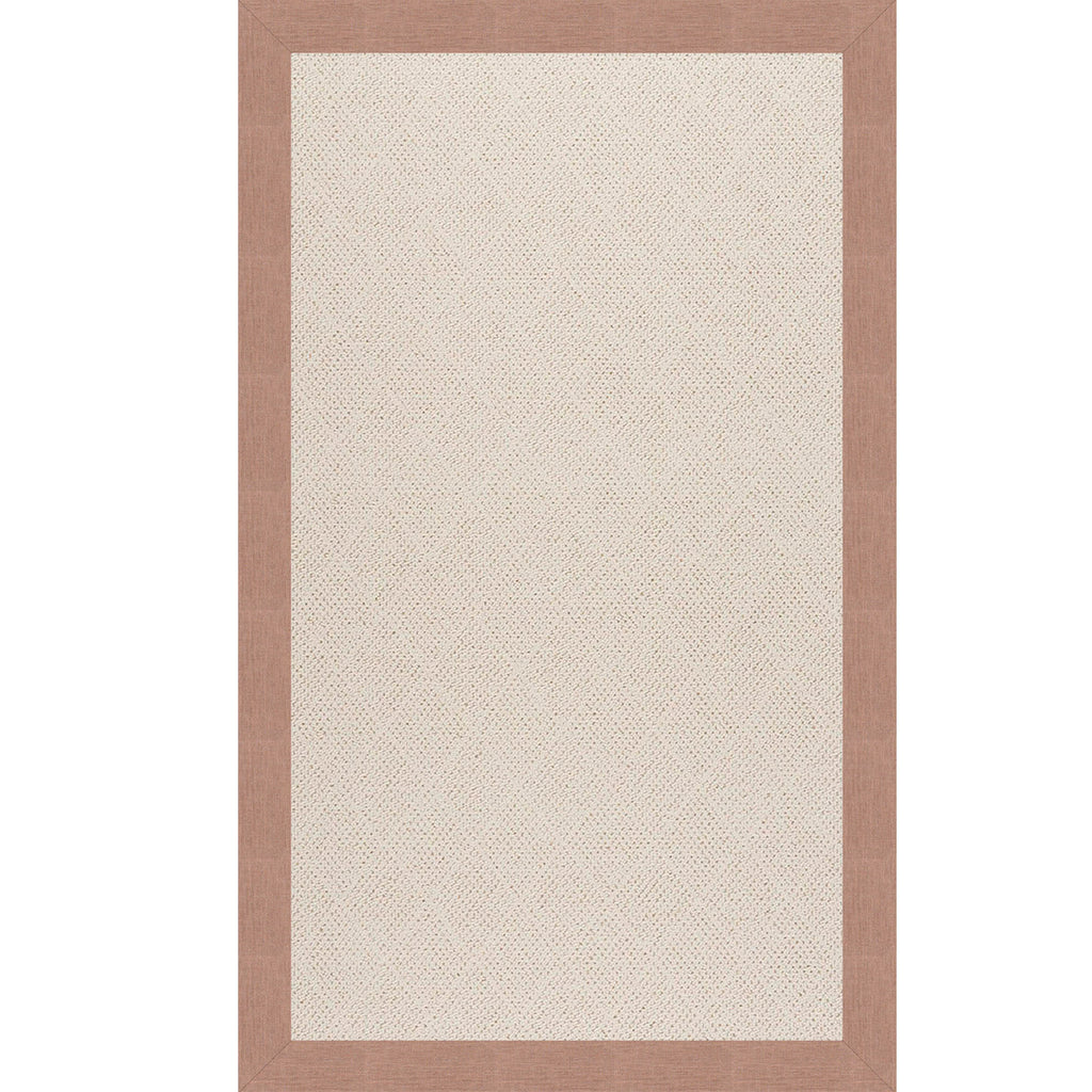 Zoe-White Wicker Dusty Rose