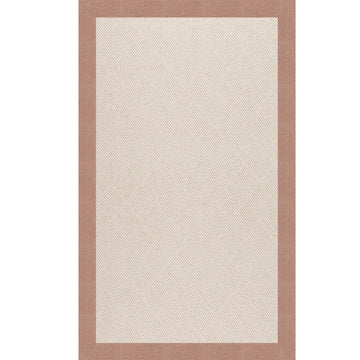 Zoe-White Wicker Dusty Rose
