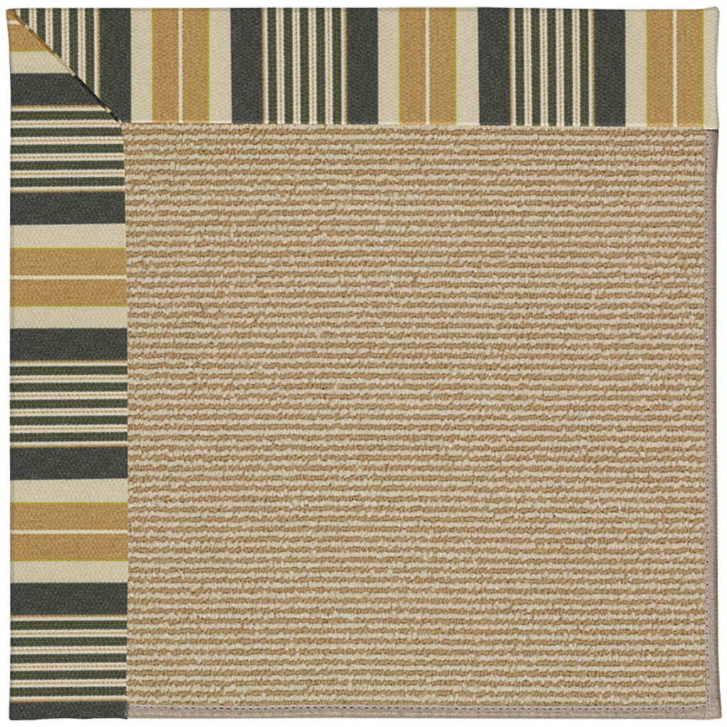 Zoe-Sisal Black Stripe - Retreat Home Furniture