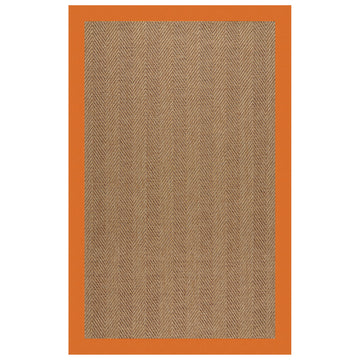 Zelda-Herringbone Clementine - Retreat Home Furniture