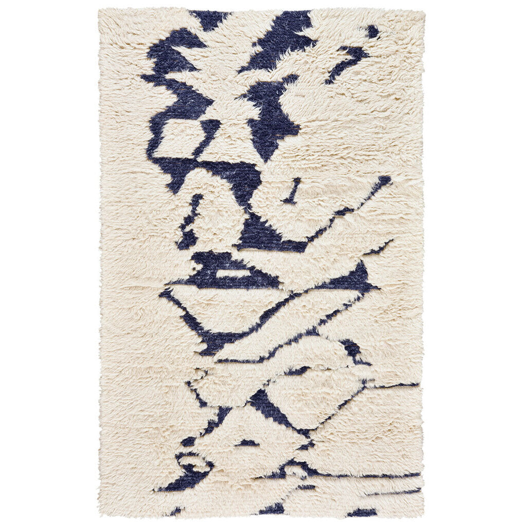 Roamer Cream Dk. Blue - Retreat Home Furniture