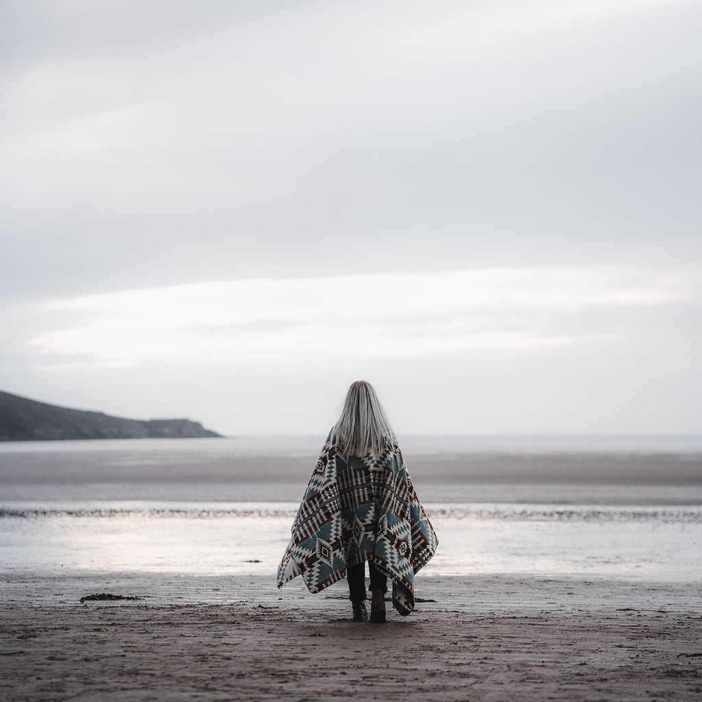 Secoya Throw Blanket - Mint - Retreat Home Furniture