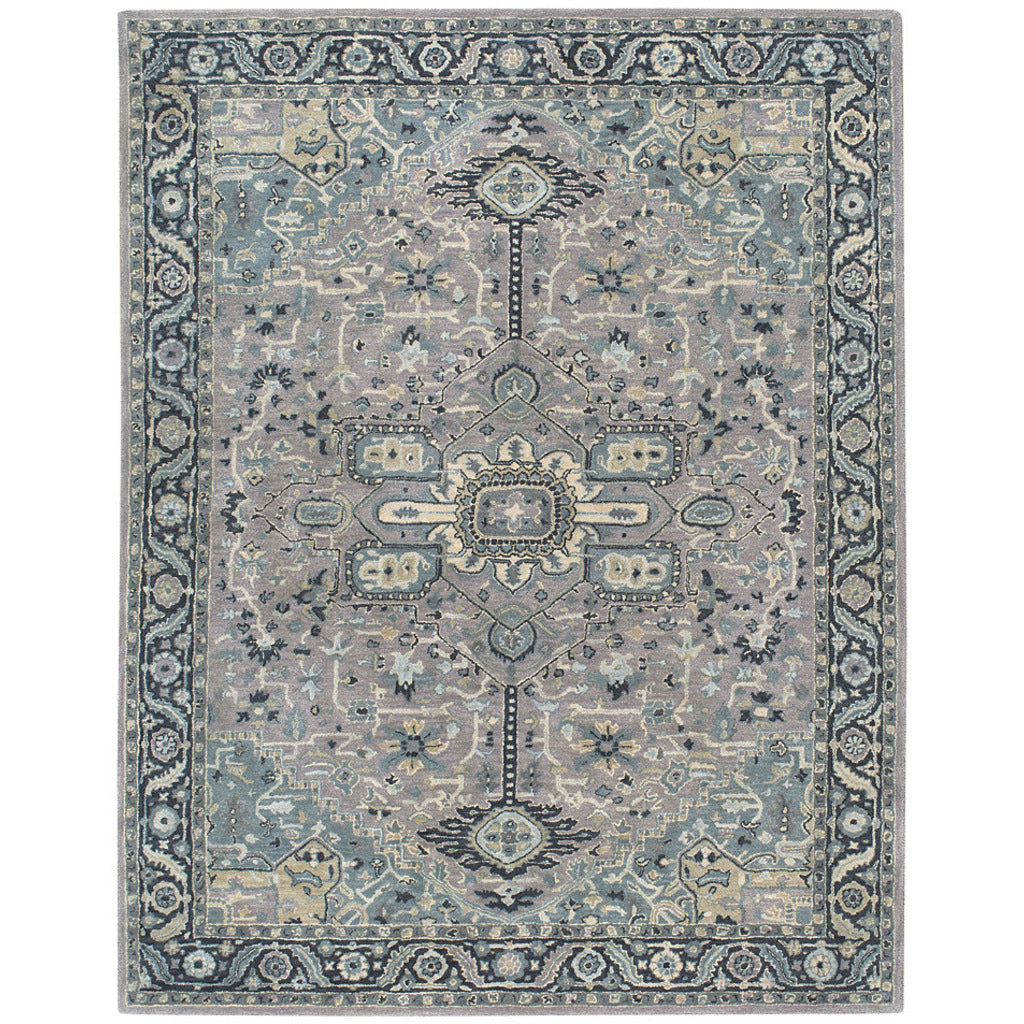 Smyrna-Serapi Silver Azul - Retreat Home Furniture
