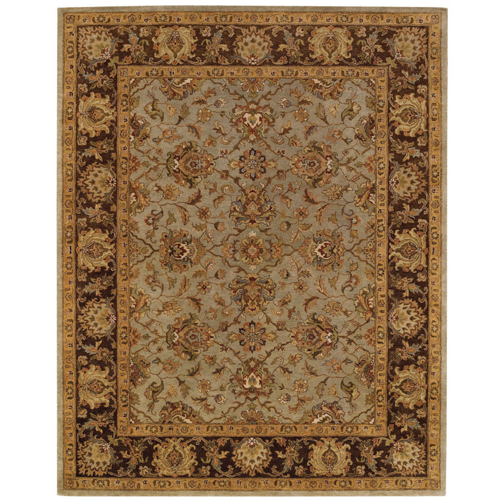 Monticello-Meshed Honeydew/Chocolate - Retreat Home Furniture