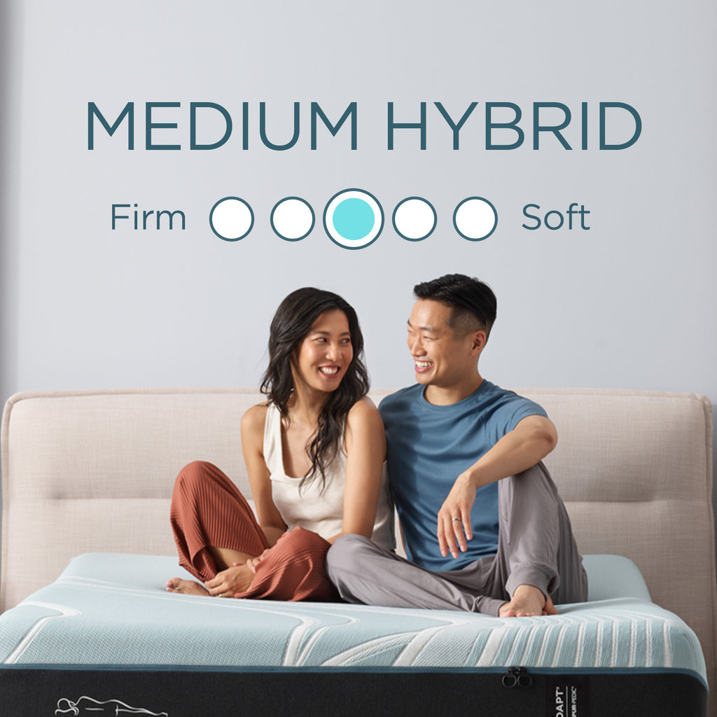 LuxeAdapt Medium Hybrid Mattress - Retreat Home Furniture