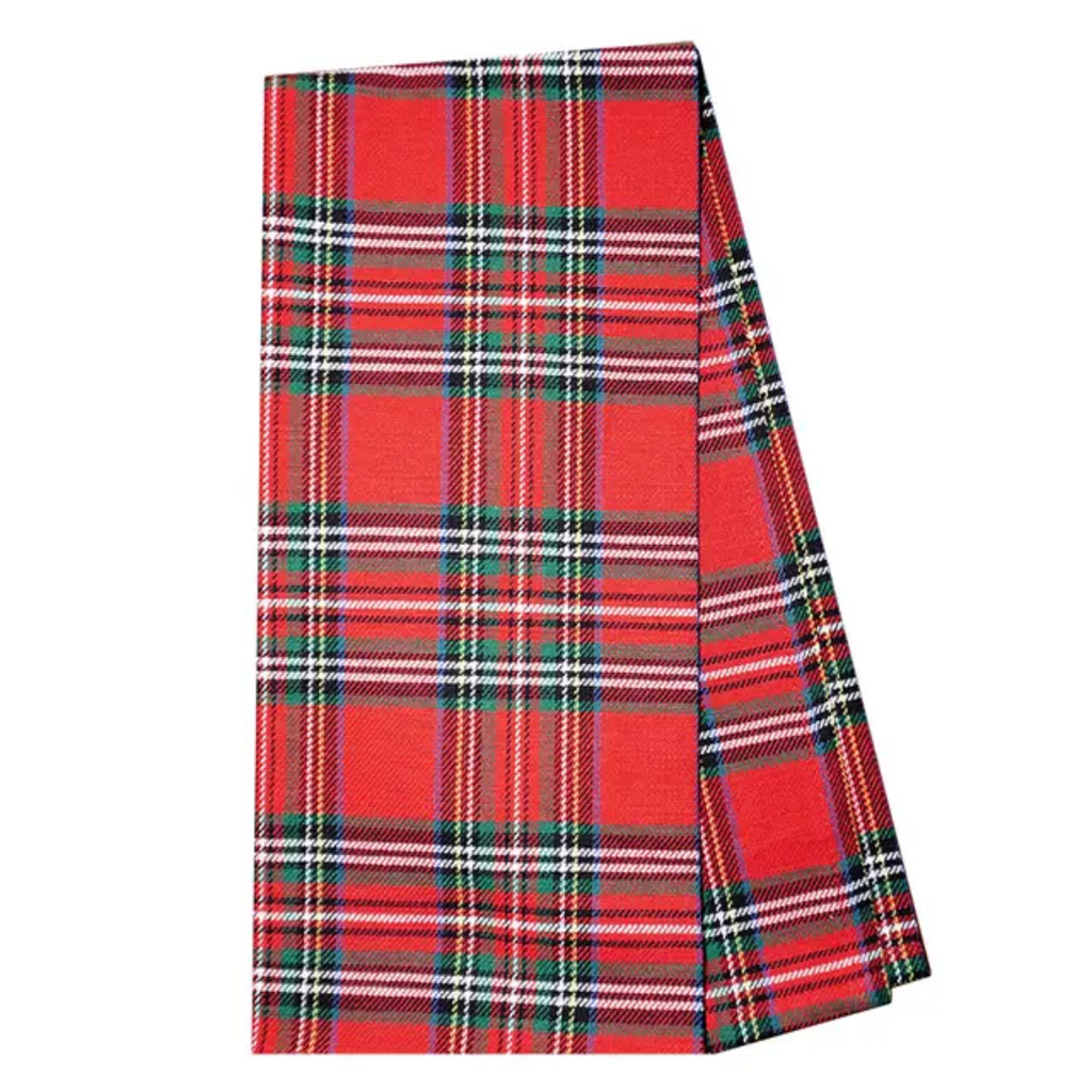 Tartain Plaid Kitchen Towel | Red - Retreat Home Furniture