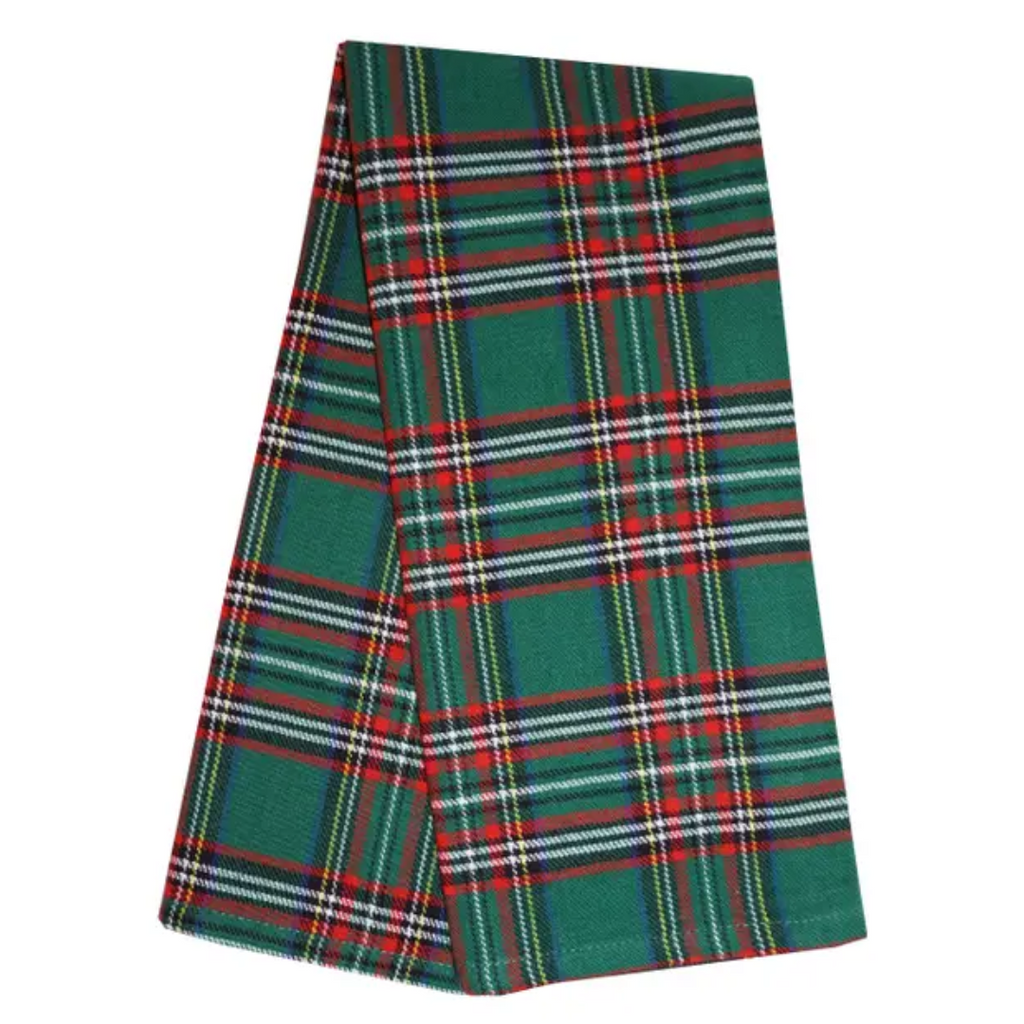 Tartain Plaid Kitchen Towel | Green - Retreat Home Furniture