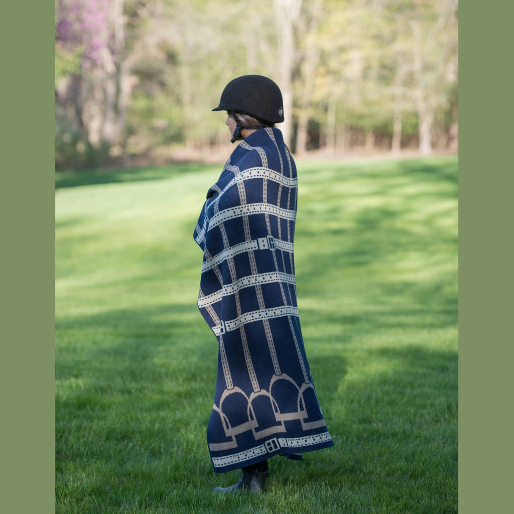 Equestrian Stirrup Throw Blanket - Retreat Home Furniture