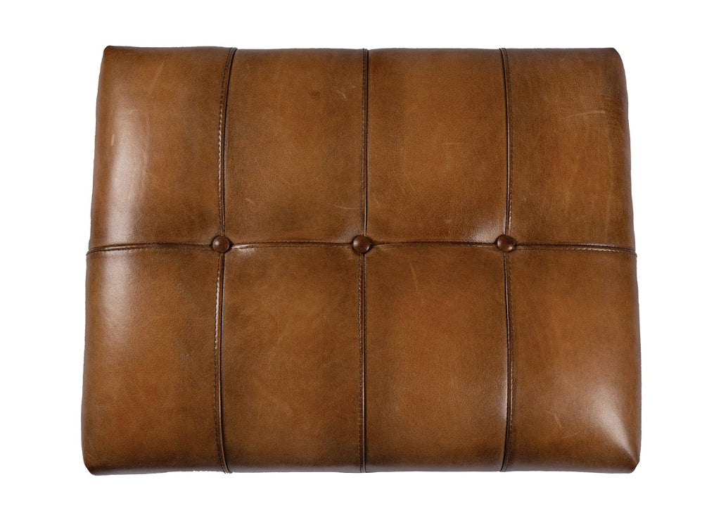 クリントン大統領執務室オットマンHANCOOK&MOORE,INC. Hancock and Moore Heston Ottoman | Hand-Built | American Made