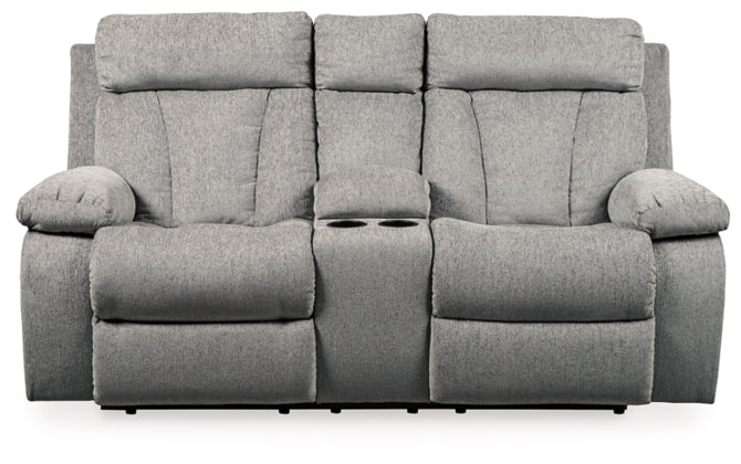 Mitchiner Reclining Loveseat with Console - Retreat Home Furniture