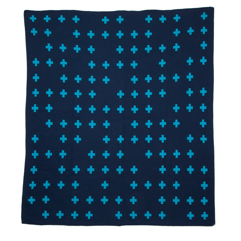 Modern Scatter Cross Throw Blanket - Retreat Home Furniture