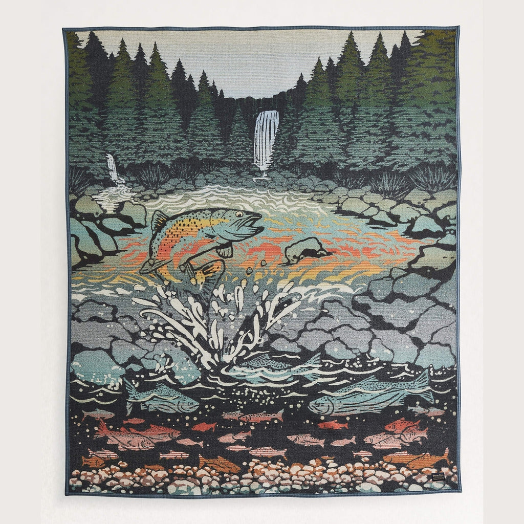 Salmon Falls Twin Blanket - Retreat Home Furniture