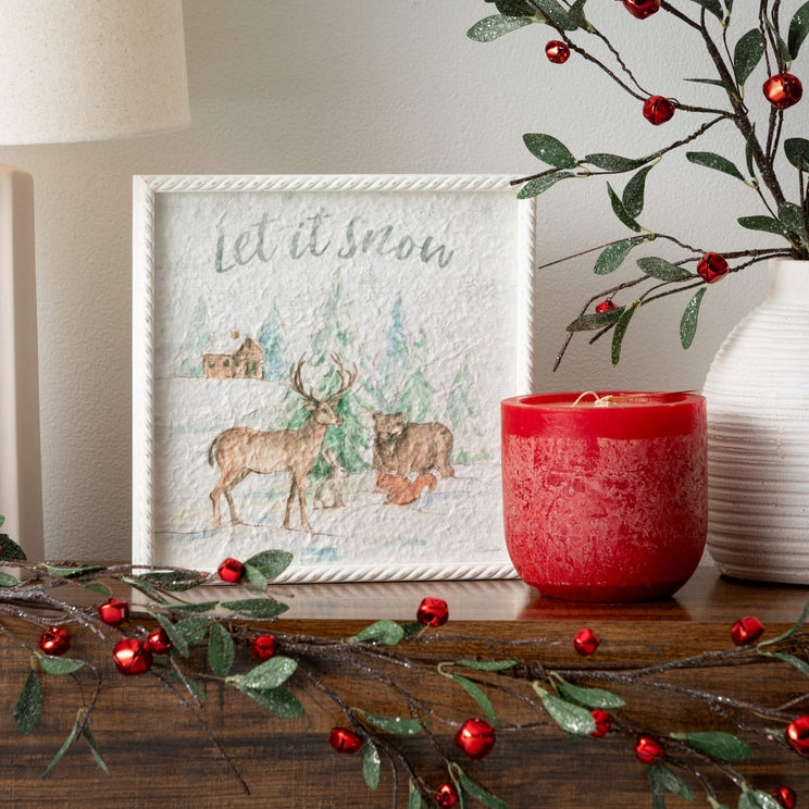 Cranberry Goblet Candle, 4" - Retreat Home Furniture