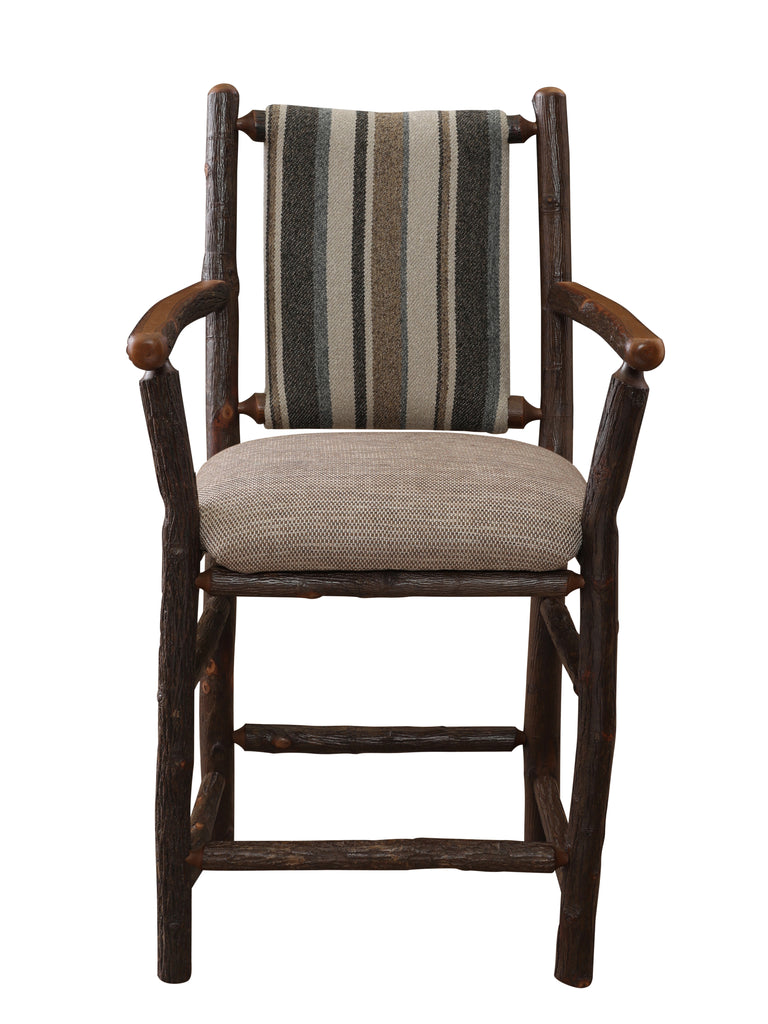 Cumberledge Stool Hickory Cumberland Counter... by Fireside Lodge — Standard Fabric