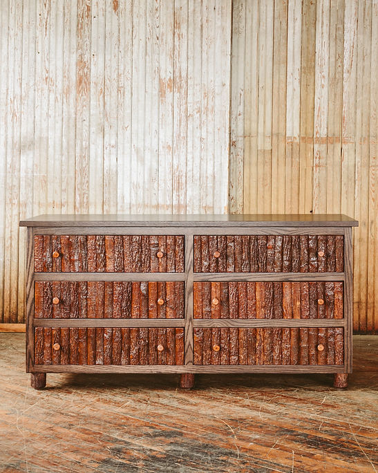 Cabin Six Drawer Dresser by Max Humphrey Retreat Home Furniture