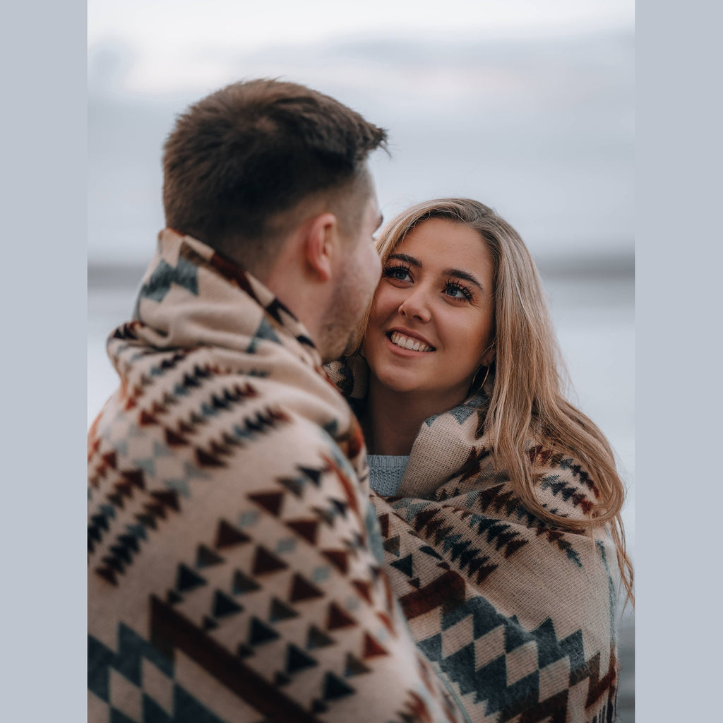 Secoya Throw Blanket - Mint - Retreat Home Furniture