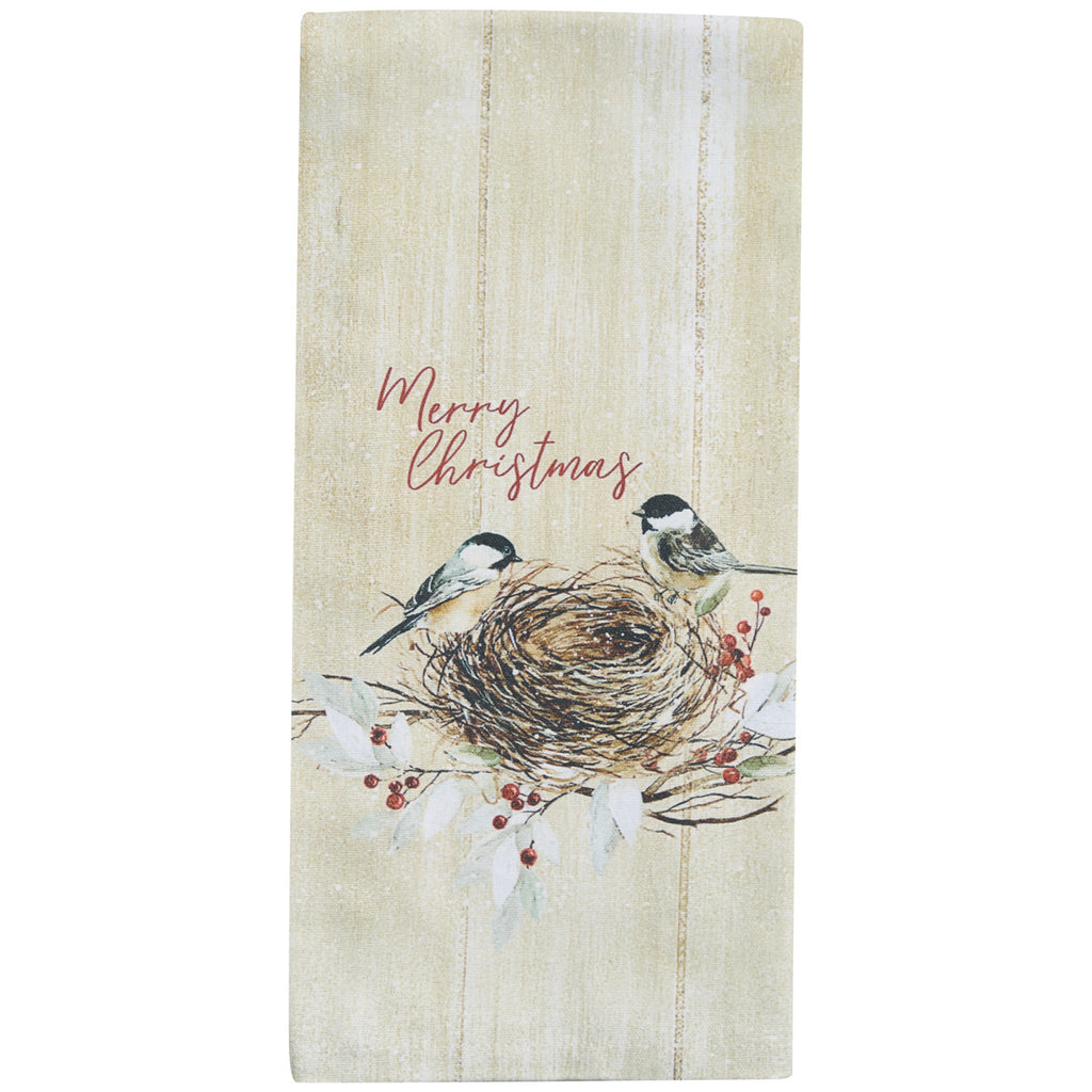 Winter Garden Dishtowel