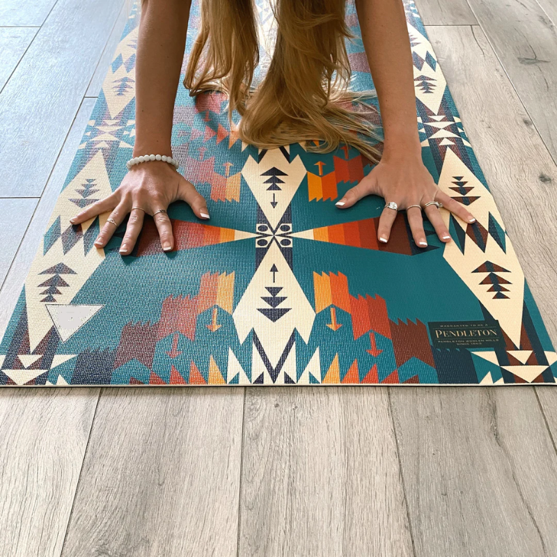 Pendleton Tucson Turquoise Yoga Mat - Retreat Home Furniture