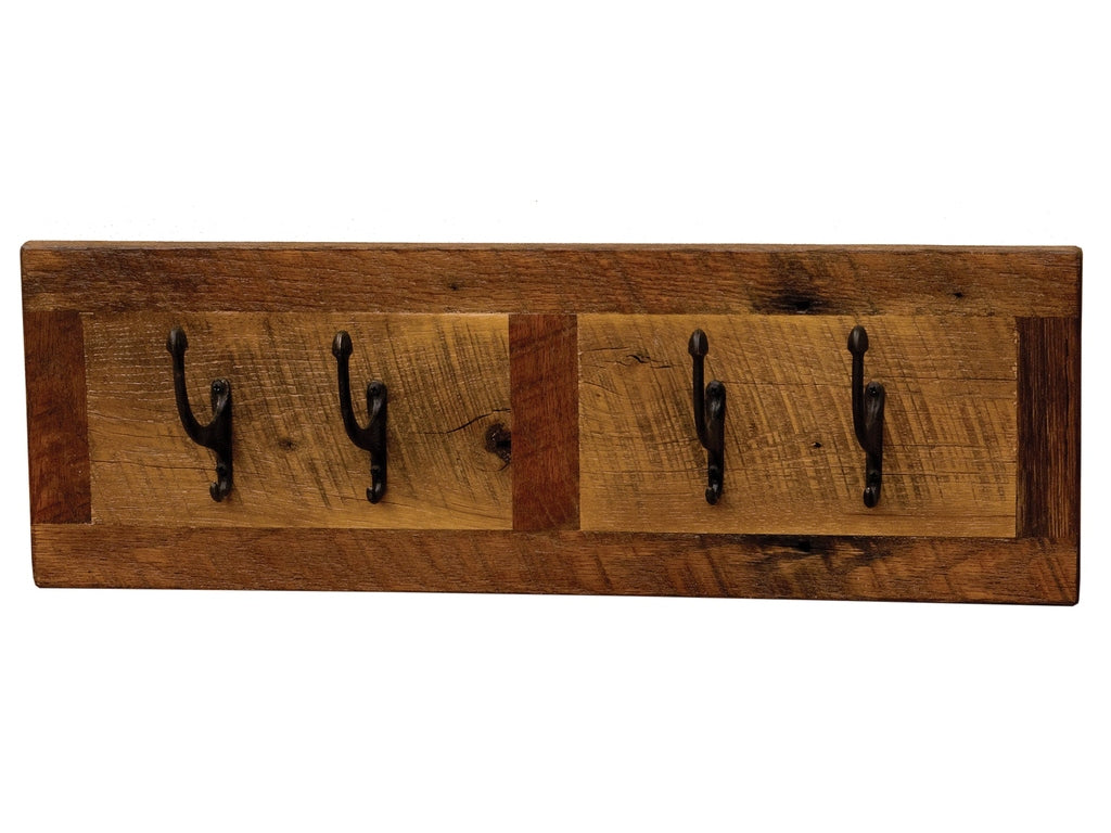 Barnwood Wall Coat Rack by Fireside Lodge — 24-inch