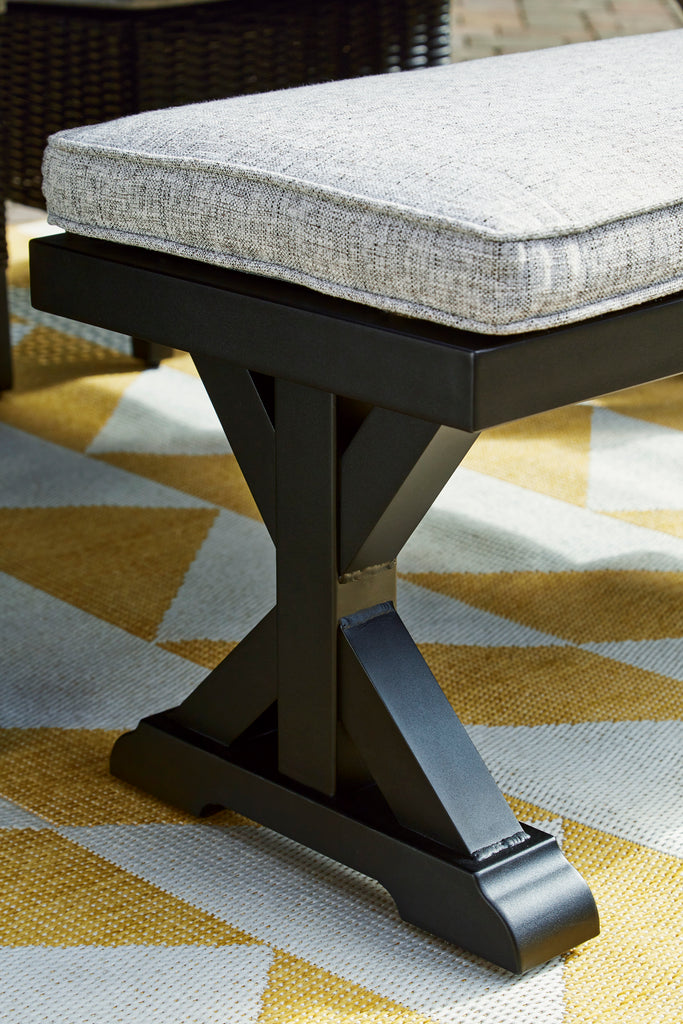 Beachcroft Outdoor Bench with Cushion - Retreat Home Furniture