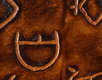 Brandito Dark Saddle Exotic Leather