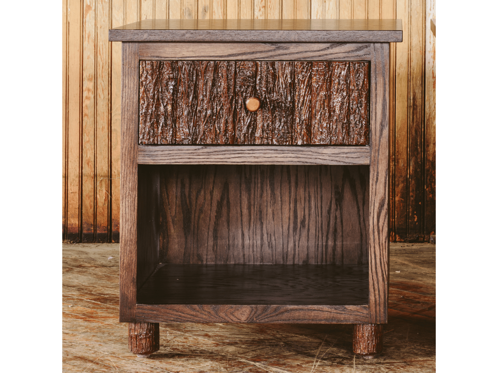 Cabin One Drawer Nightstand by Max Humphrey Retreat Home Furniture