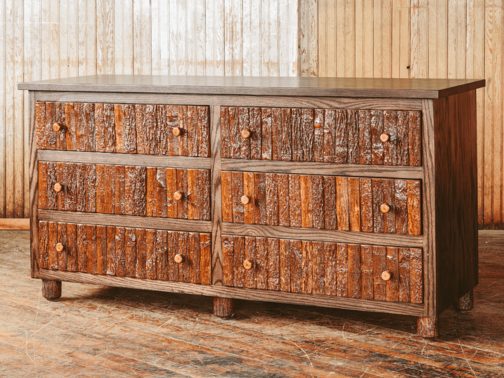 Cabin Six Drawer Dresser by Max Humphrey Retreat Home Furniture