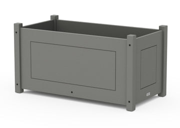 POLYWOOD Country Living Large Rectangle Double Planter Box – Outdoor ...
