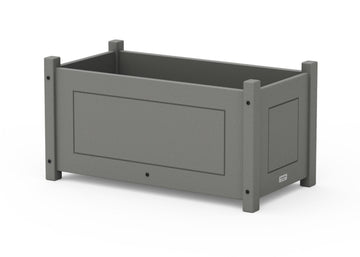 POLYWOOD Country Living Rectangle Double Planter Box – Outdoor Planter ...