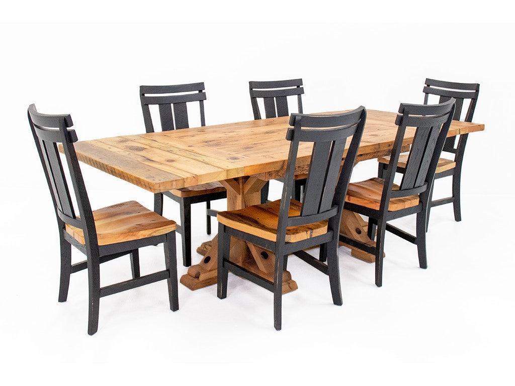 Wildwoods Dining Tables – Granary Dining Table With Timber Base